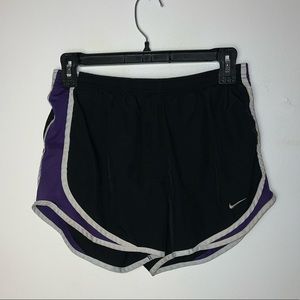 Nike Dri-fit Black and Purple Shorts || Women's S || Good Condition
